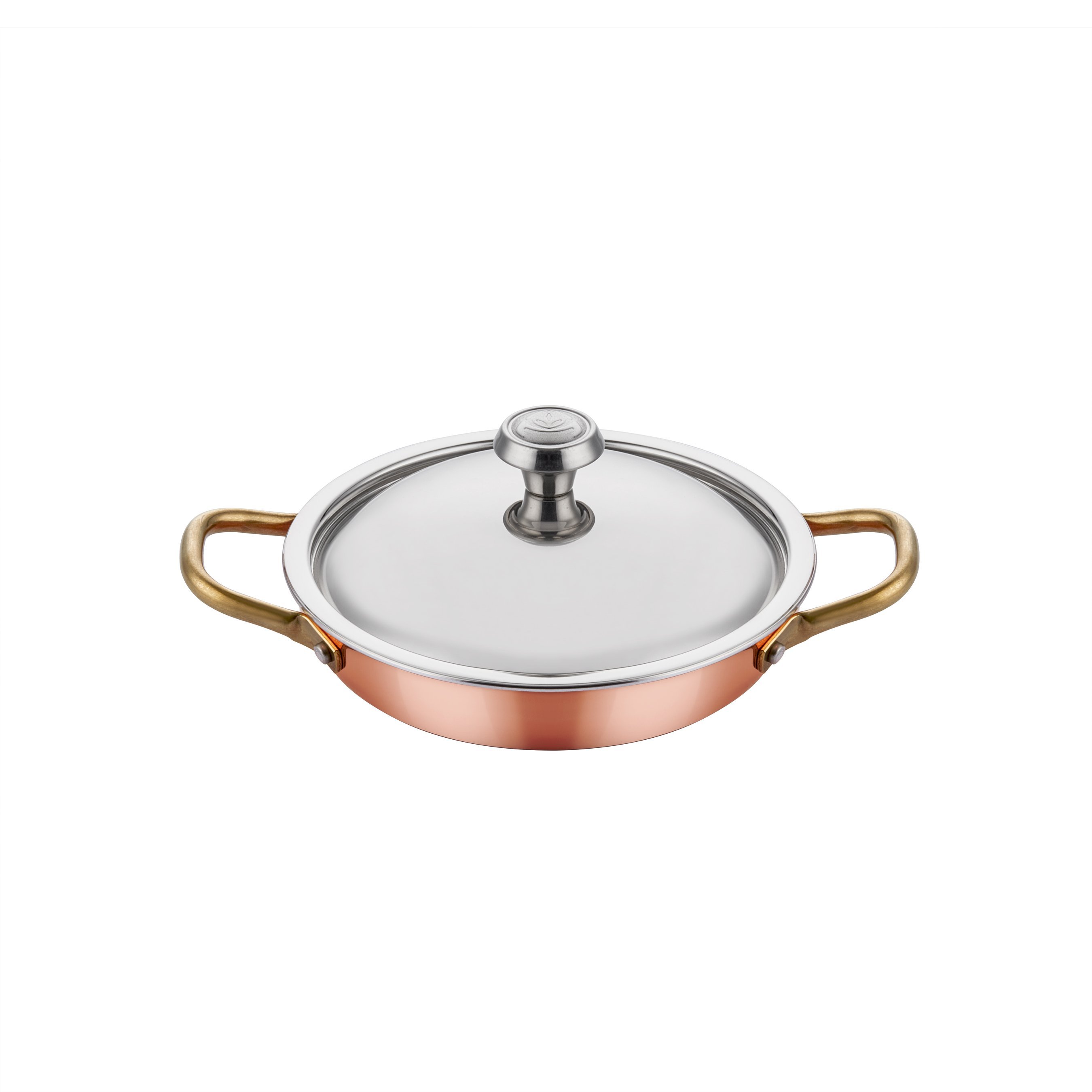 Altınbaşak A 101YS 22K Bakır Yumurta Sahanı 22 cm + Kapak