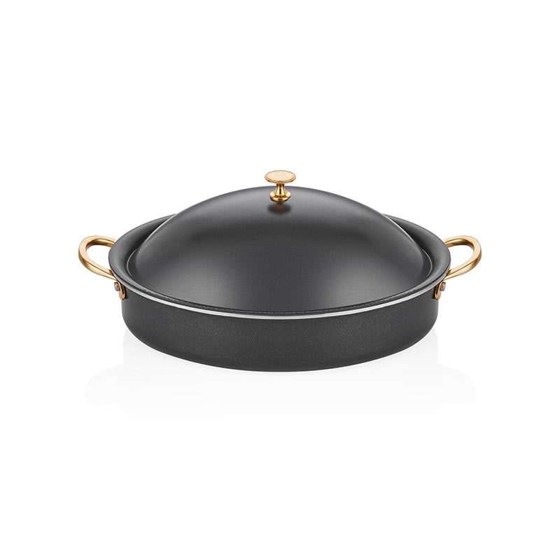 Altınbaşak A 118OC 25 Siyah İnci Oval Tencere 25x17 cm