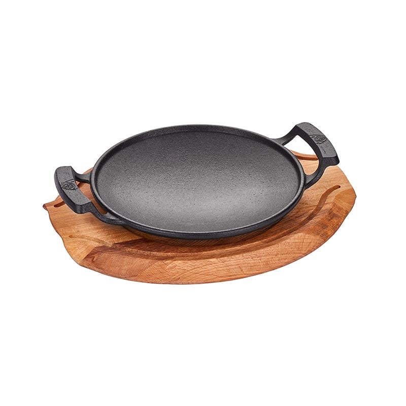 Altınbaşak A 120SK 20A Döküm Demir Kavurma Sacı + Nihale 20 cm
