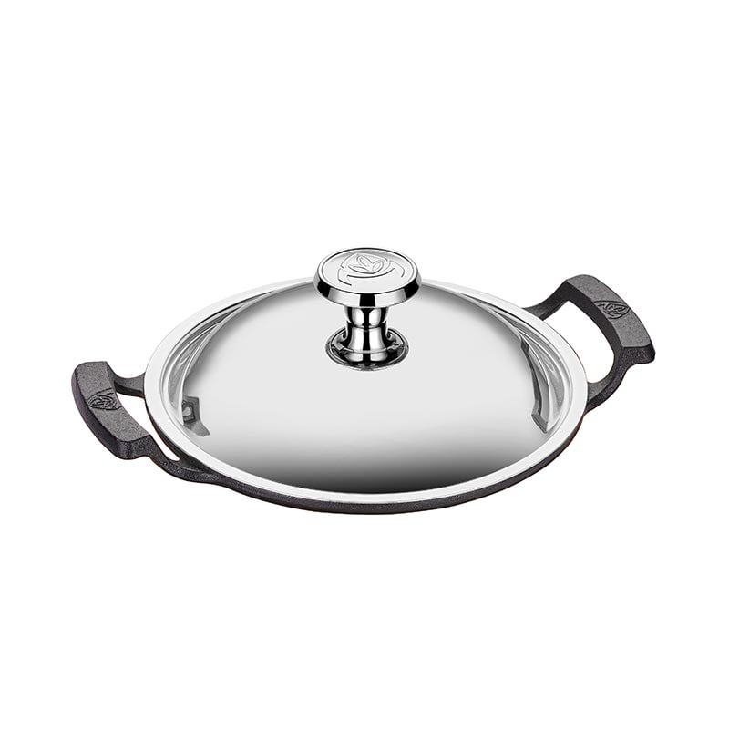 Altınbaşak A 120SK 20K Döküm Demir Kavurma Sacı + Kapak 20 cm