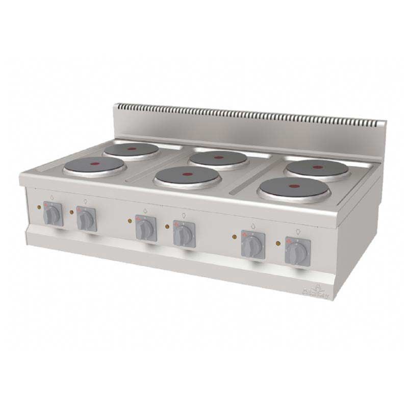 Atalay 700 Seri 6 Yuvarlak Pleytli Ocak Set Üstü Elektrikli 120x70 Cm