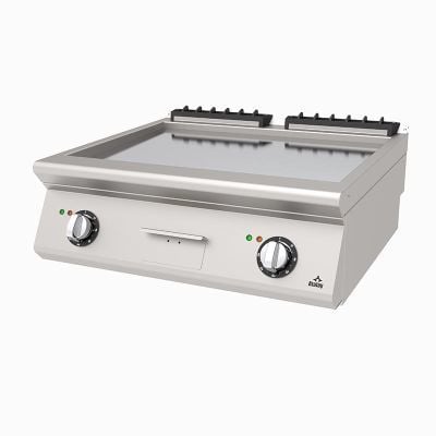 Atalay 730 Seri Set Üstü Düz Pleyt Izgara, 80x73x30 cm, Elektrikli, Krom