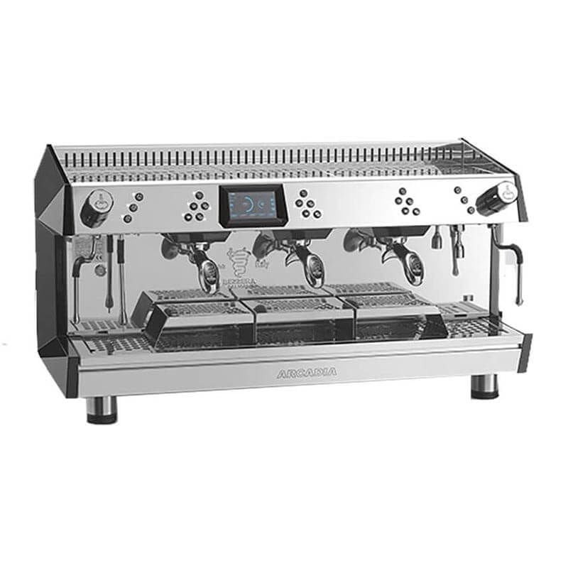Bezzera ARCADIA DE Tam Otomatik Espresso Kahve Makinesi, Yüksek şase 3 Gruplu