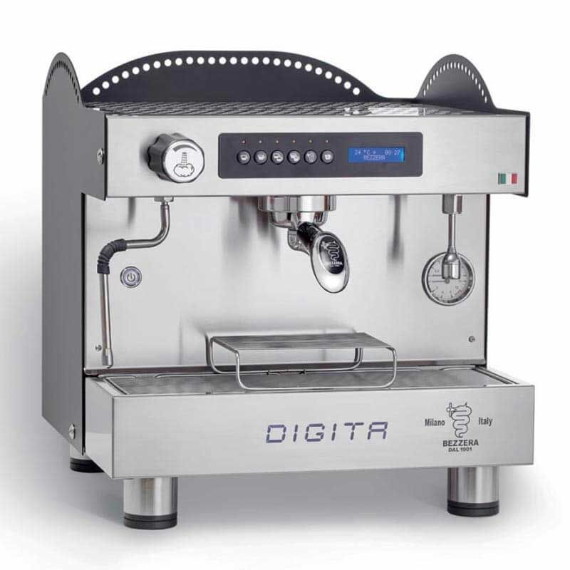 Bezzera DIGITA DE Otomatik Espresso Kahve Makinesi, Yüksek şase, 1 Gruplu