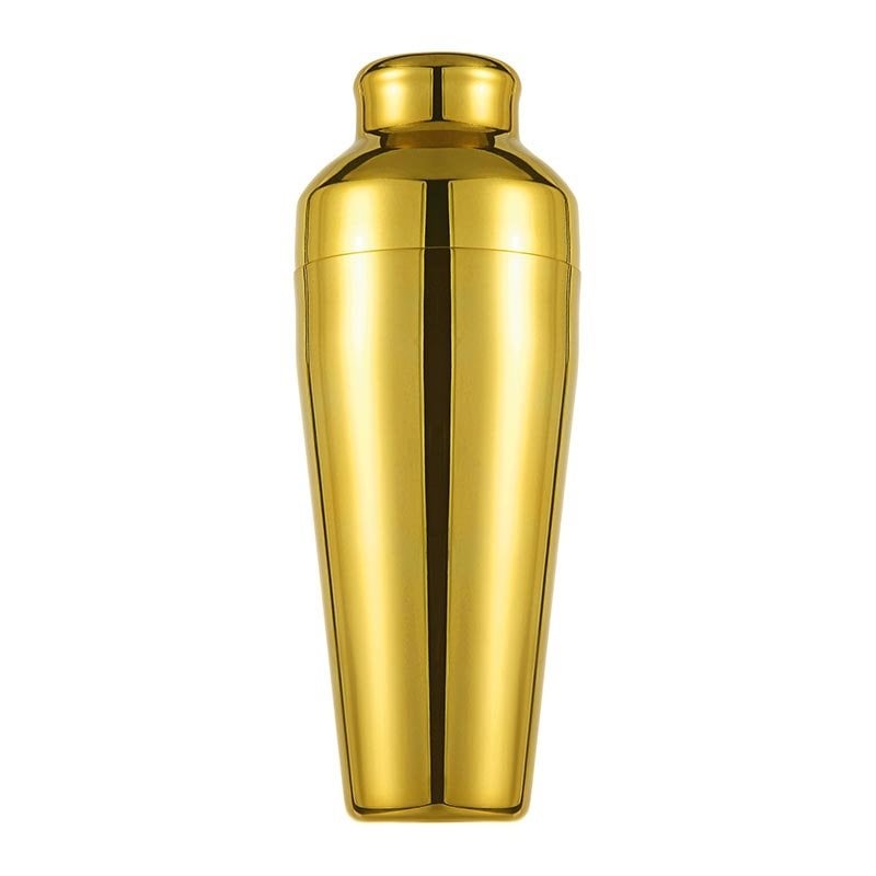Biradlı BRD-601 Fransız Model Paslanmaz Çelik Shaker, 600 ml, Altın