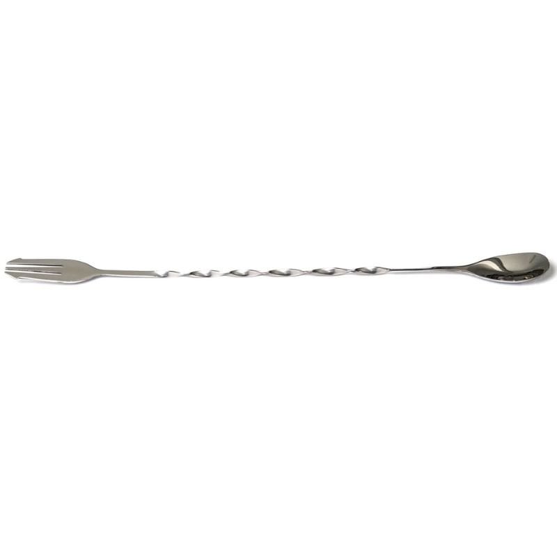 Biradlı BRD-682 Burgulu Çatallı Bar Kaşığı, 33 cm