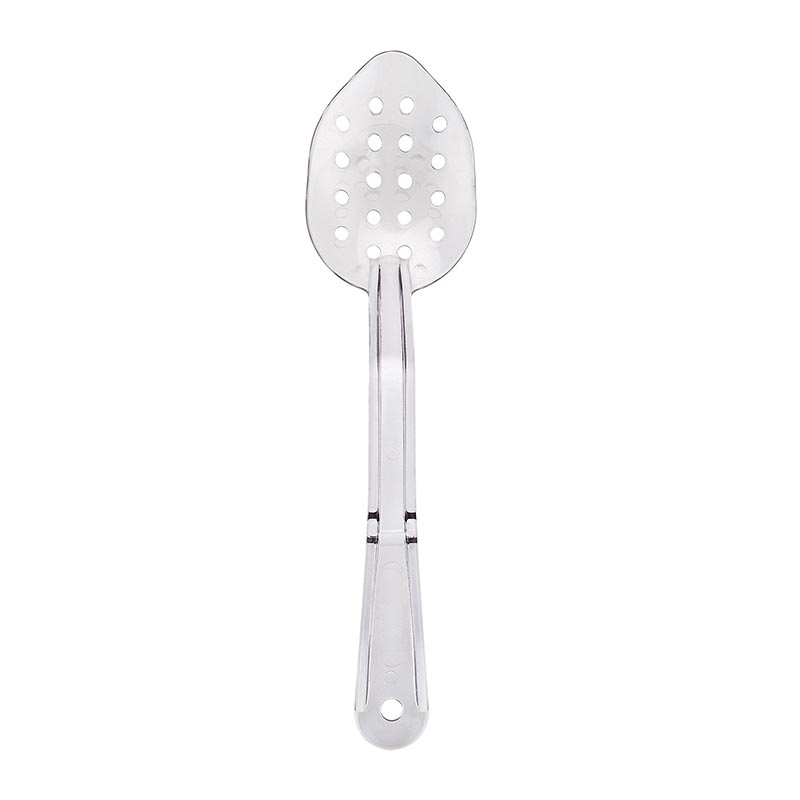 Biradlı BRD-PSS-13D Delikli Polikarbon Servis Kaşığı, 34 cm, Şeffaf