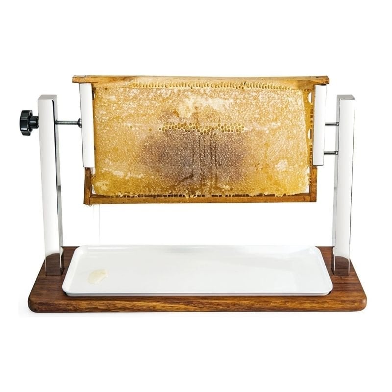 Biradlı GRV-2418 İreko Ahşap Tabanlı Petek Bal Standı, 62x22x36 cm