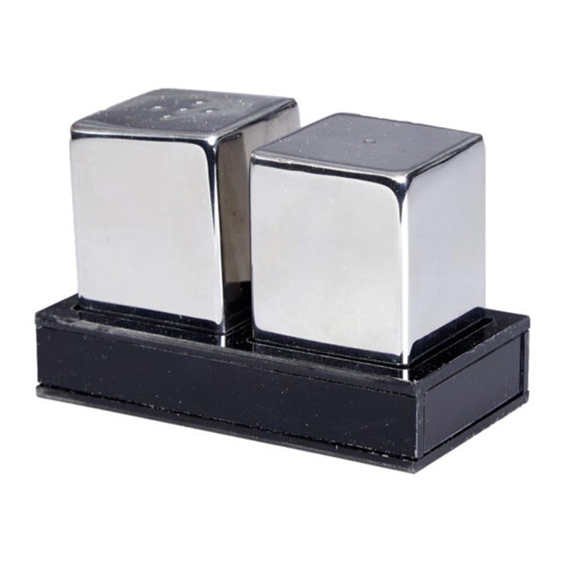 Biradlı GRV-321 Bodur Kare Tuzluk Seti, 2\'li