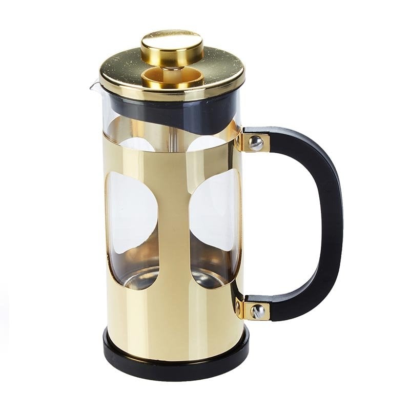Biradlı GRV-B003 French Press, 350 ml, Altın
