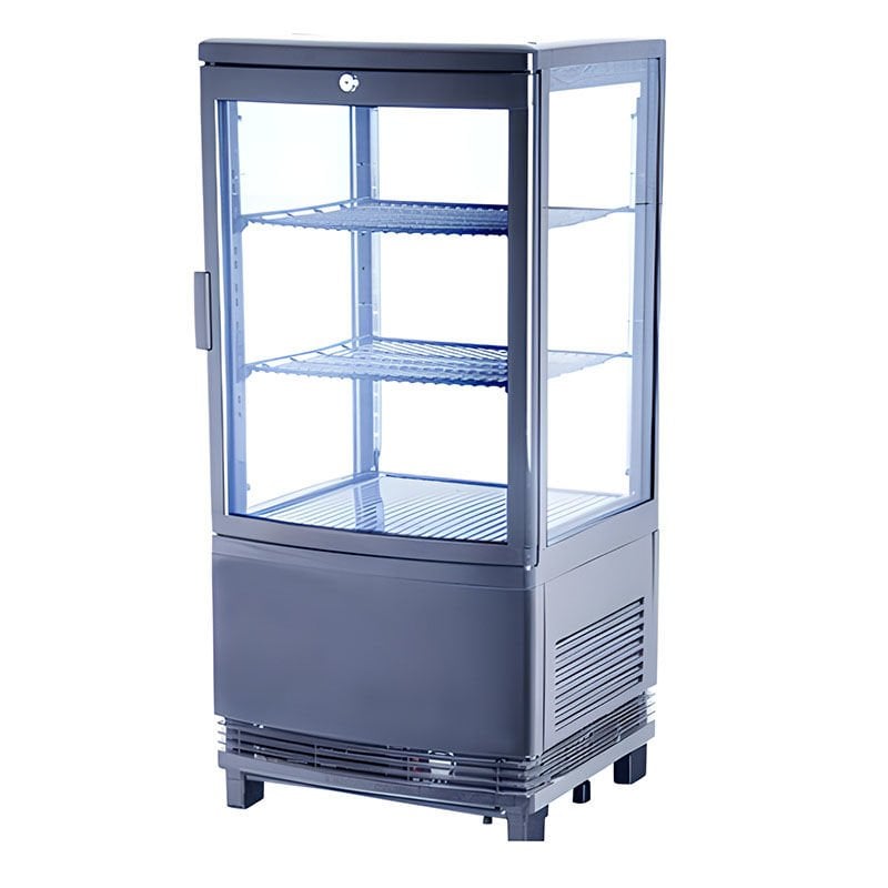 By Kitchen DST-58 Dik Tip Soğuk Teşhir Ünitesi, 58 L