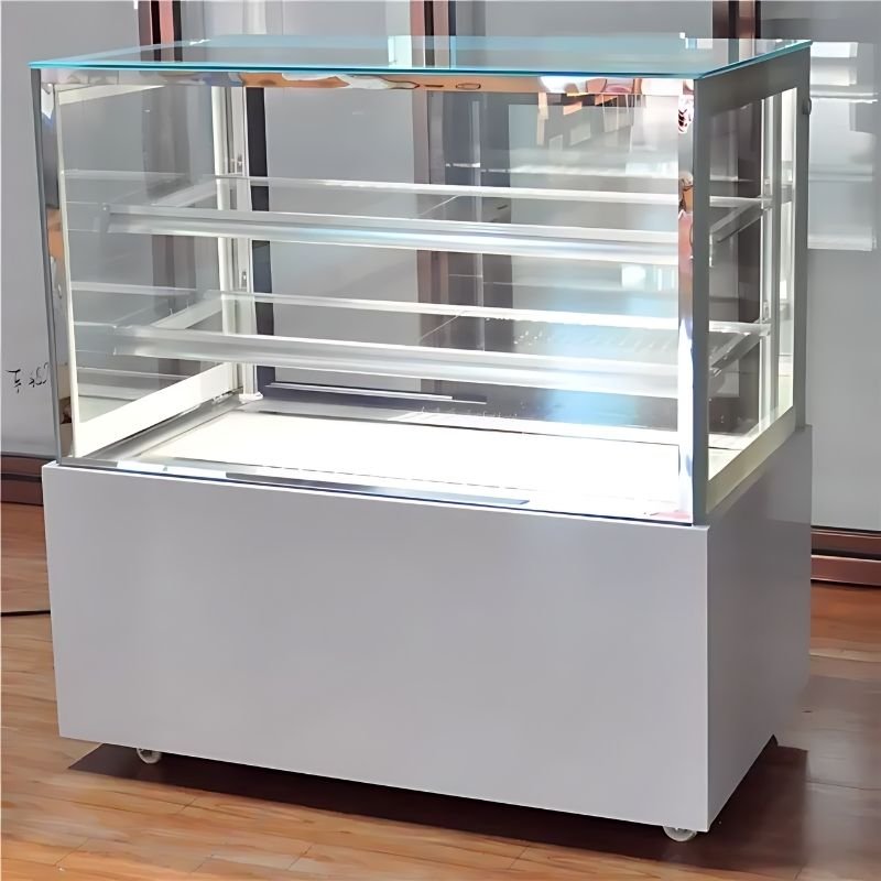By  Kitchen Pasta Teşhir Dolabı Beyaz Hareketli 150x65x130 Cm