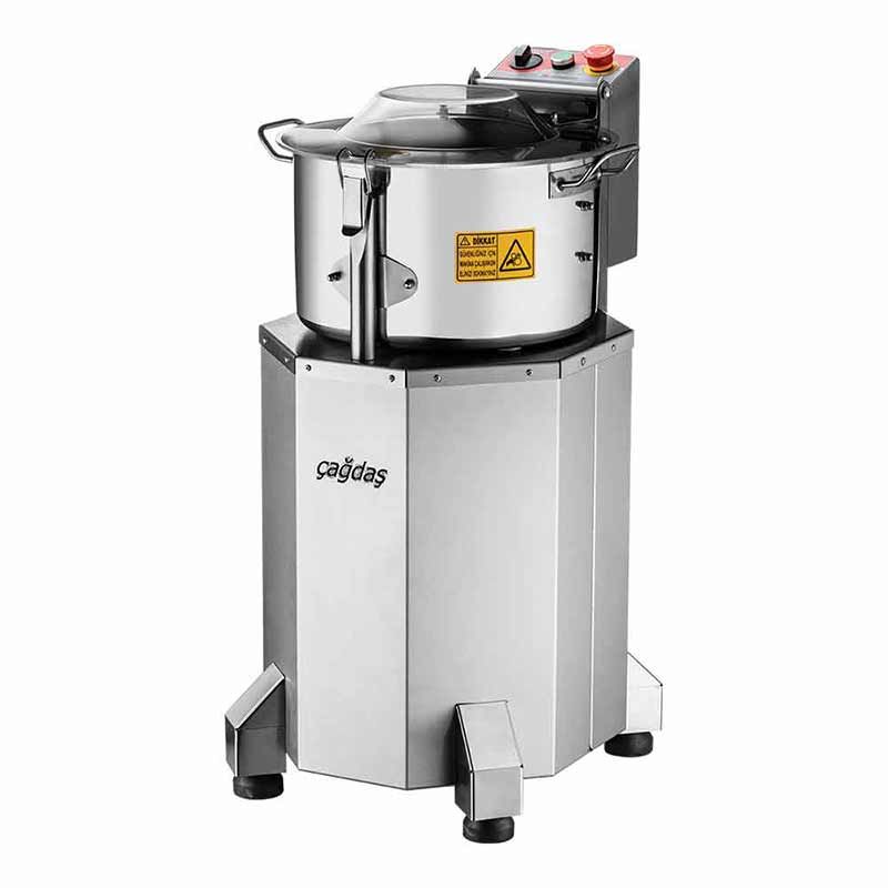 Çağdaş Et Sebze Parçalama Kebaplık Zırh Kıyma Ve Humus Makinası 8 kg et 15kg humus /sefer 380V