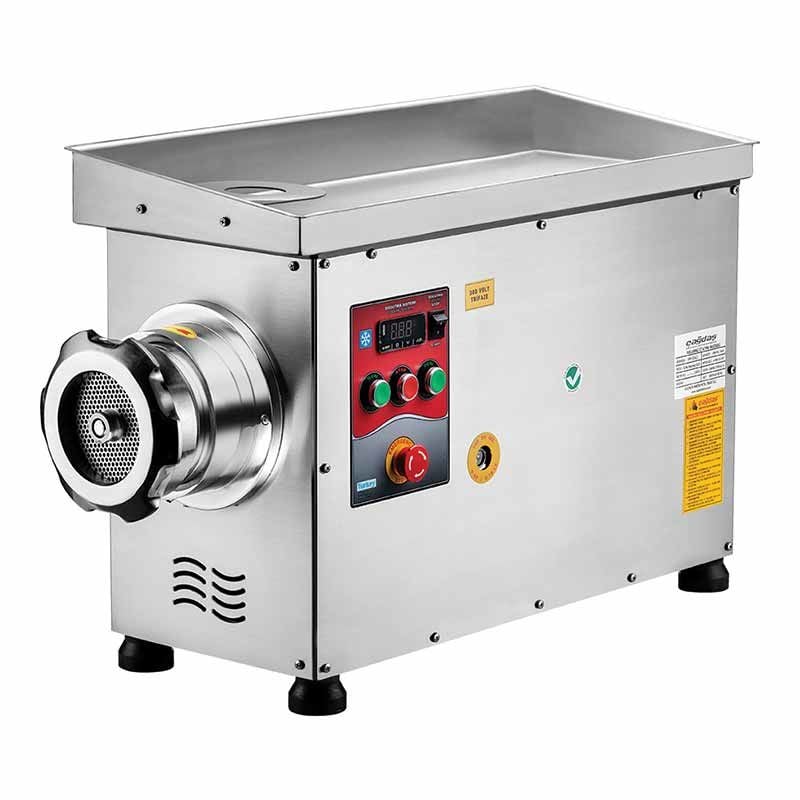 Çağdaş Paslanmaz Et Kıyma Makinesi Soğutuculu No 42 Krom Çelik Kafa 380 V 1000 Kg/Saat