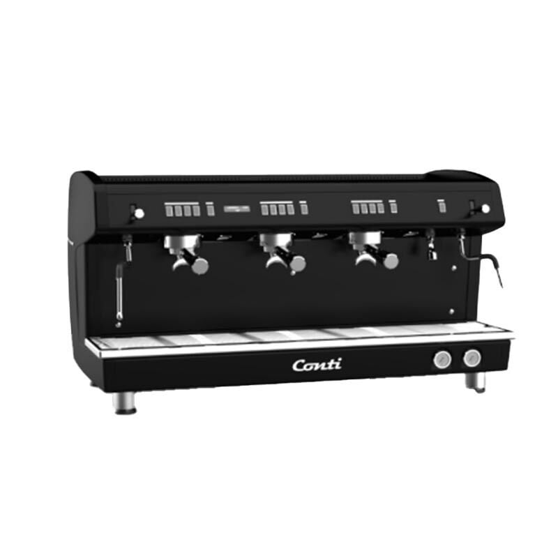Conti Monaco X-ONE TCI TC Evo 3 Gruplu Tam Otomatik Espresso Kahve Makinesi, Siyah