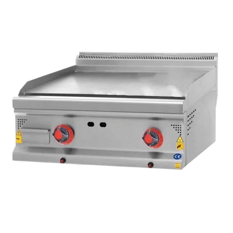 CSA 600 Seri Düz Pleyt Izgara Set Üstü Lpg'li 60x60 Cm