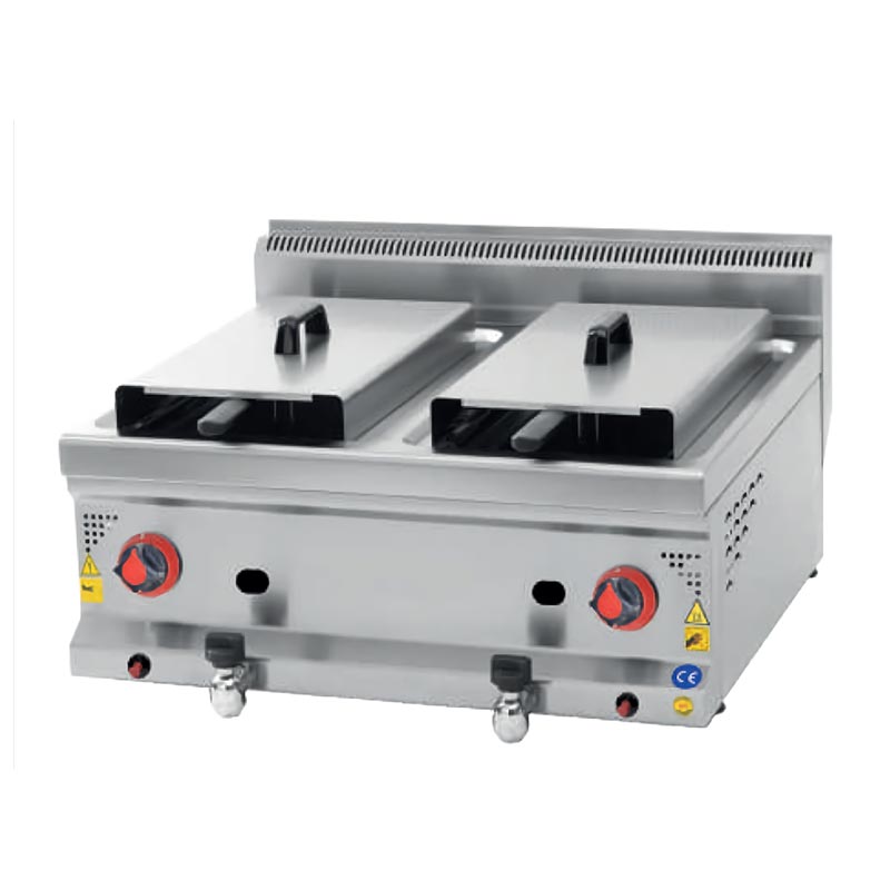CSA 600 Seri Fritöz Set Üstü Elektrikli 9+9 Lt 60x60 Cm