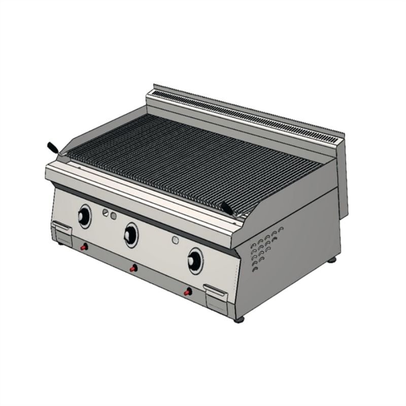 CSA 700 Edge Seri Lavataşlı Balıksırtı Izgara Set Üstü Lpg'li 120x70 Cm