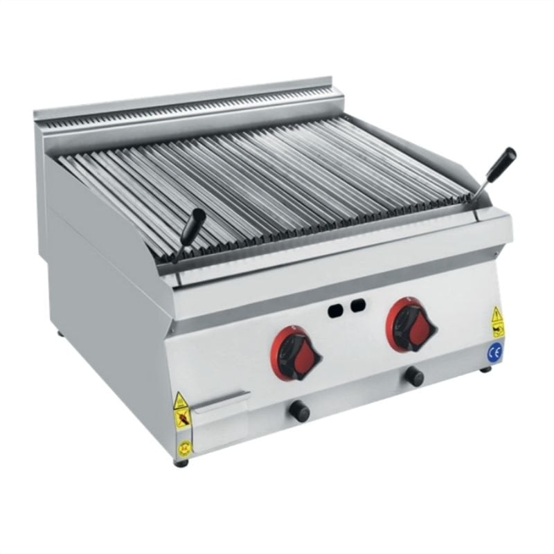 CSA 700 Edge Seri Lavataşlı Balıksırtı Izgara Set Üstü Lpg'li 80x70 Cm