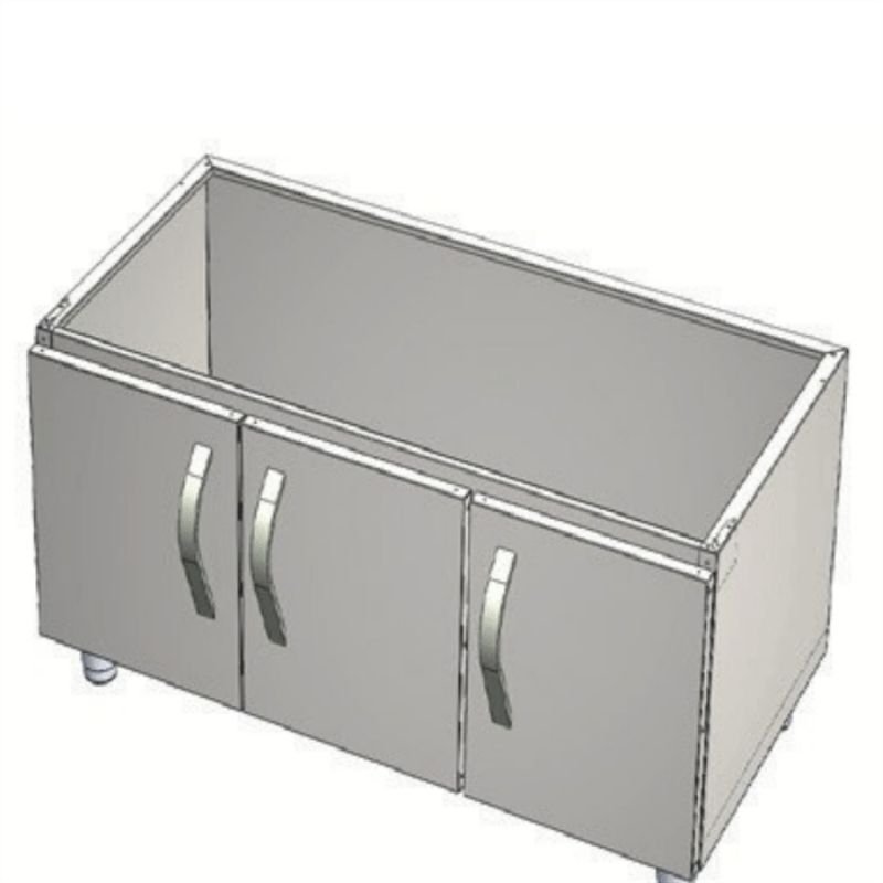 CSA 700 Edge Seri Set Altı Dolap Üç Kapaklı 120x70x50 Cm