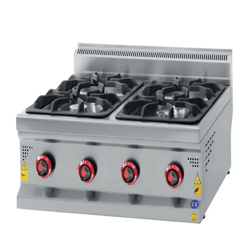 CSA 900 Seri 4 Gözlü Ocak Set Üstü Lpg’li 80x90 Cm