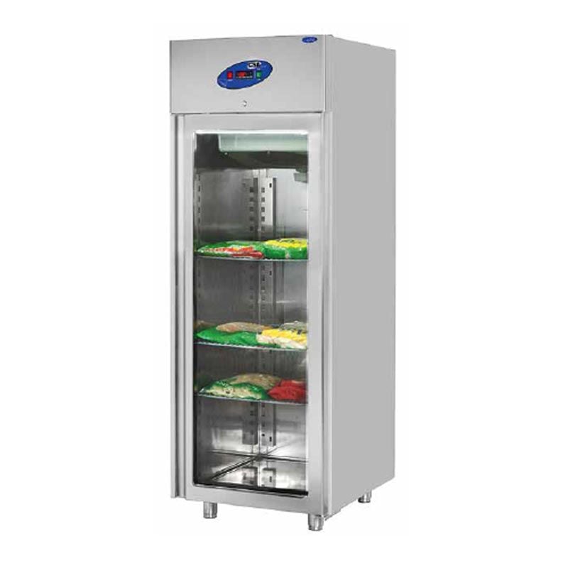 CSA CS-DBL 600-C Dik Depo Tipi Derin Dondurucu Cam Kapılı,600L