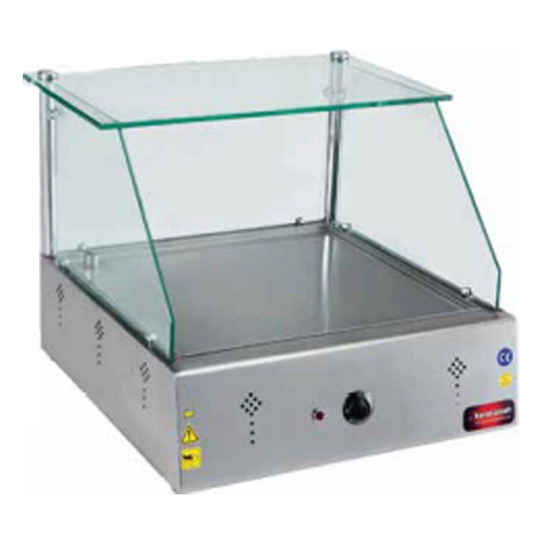 CSA Set Üstü Camlı Böreklik Elektrikli 60x60x55 Cm