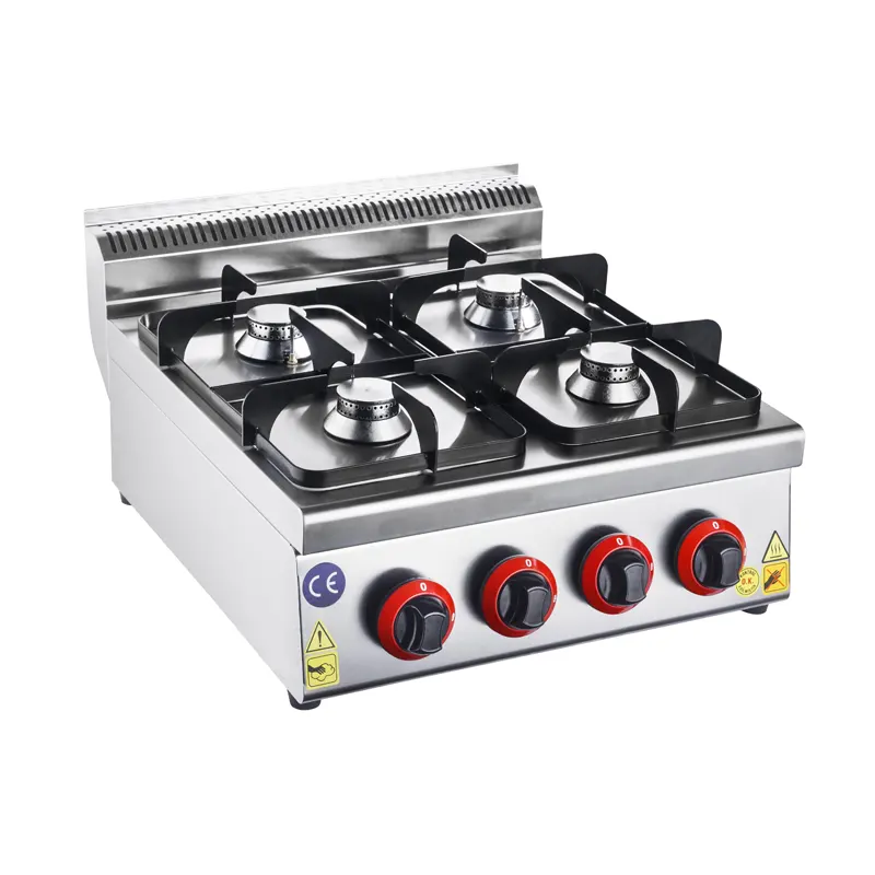 CSA Snack Seri 4 Gözlü Ocak Set Üstü Lpg’li 50x57 Cm
