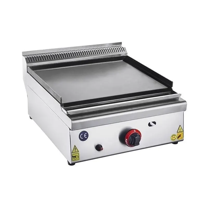 CSA Snack Seri Düz Pleyt Izgara Set Üstü Lpg’li 50x57 Cm
