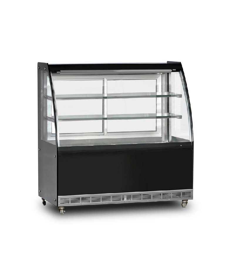 Dampak Isıtmalı Pasta Teşhir Ünitesi Bombe Camlı 590 L 160x70 Cm