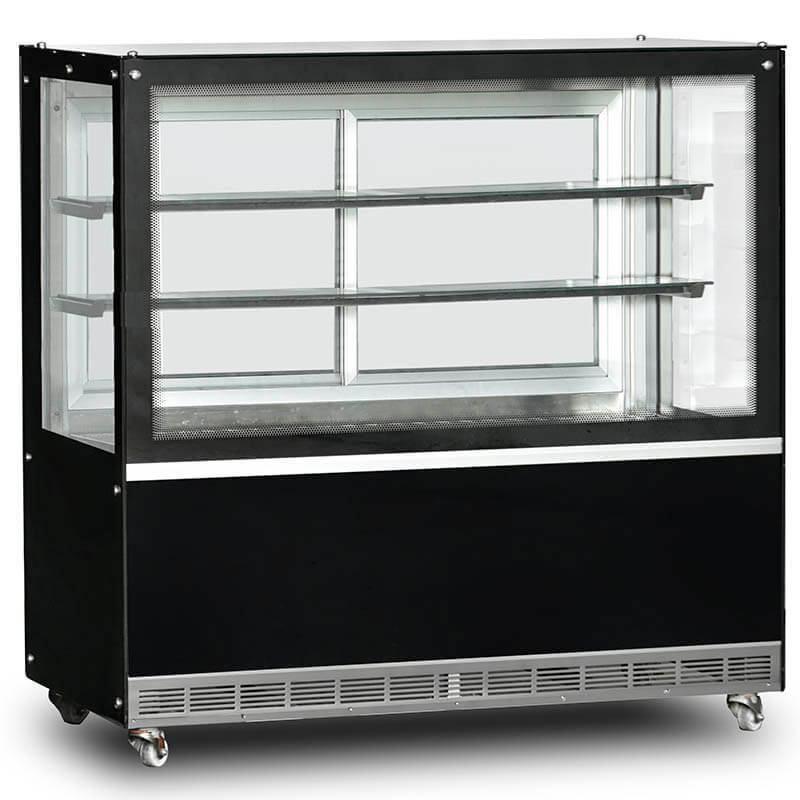 Dampak Soğuk Pasta Teşhir Dolabı, Düz Camlı, 695 Lt, 160x70x130 cm