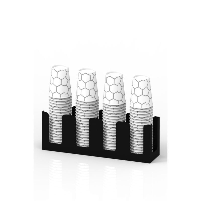 Decorelax 4 Bölmeli Karton Bardak Standı 14 Oz
