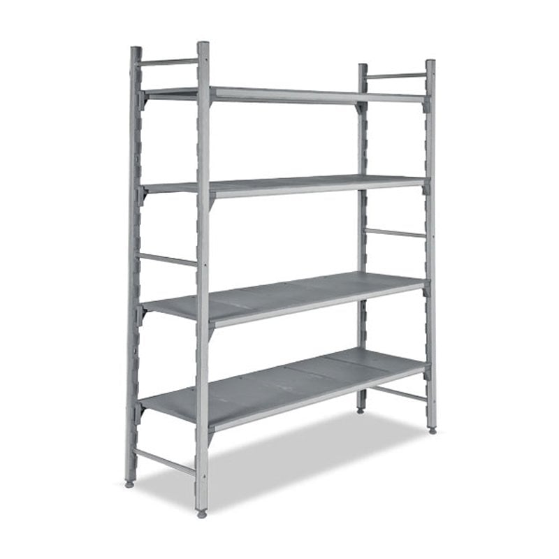 Empero 4 Katlı Polipropilen İstif Rafı Düz Tablalı 310x40x180 Cm