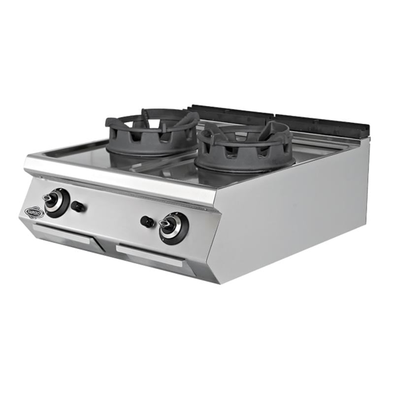 Empero 700 Plus Seri 2 Gözlü Wok Ocak Set Üstü Gazlı 80x73 Cm
