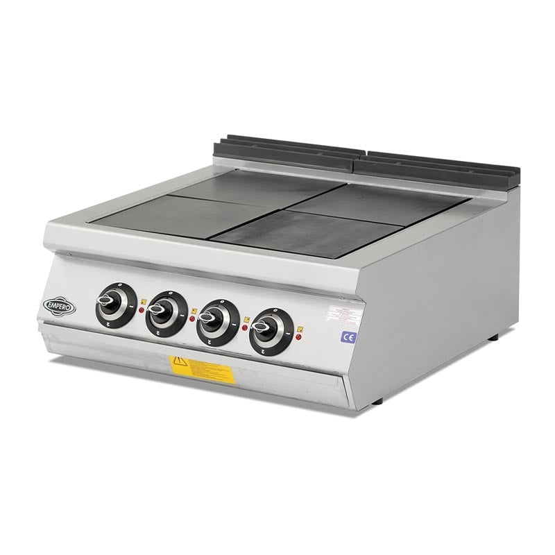 Empero 700 Plus Seri 4 Gözlü Ocak Rus Tipi Pleytli Elektrikli 80x73 Cm