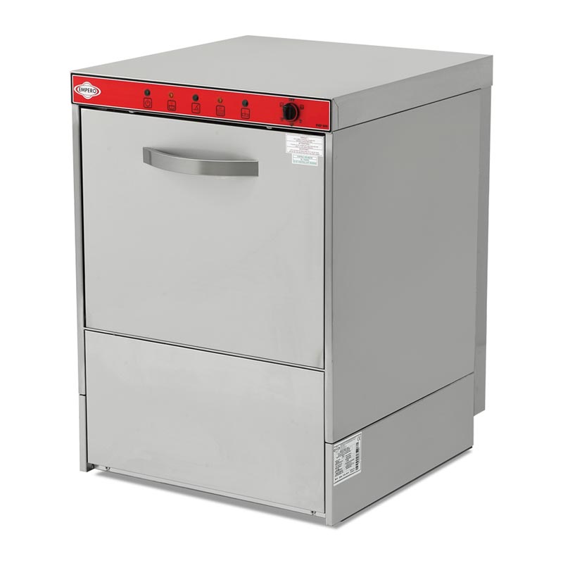 Empero EMP 500 F Set Altı Bulaşık Makinesi 220V Deterjan Parlatıcı ve Tahliye Pompalı 500 Tabak/Saat