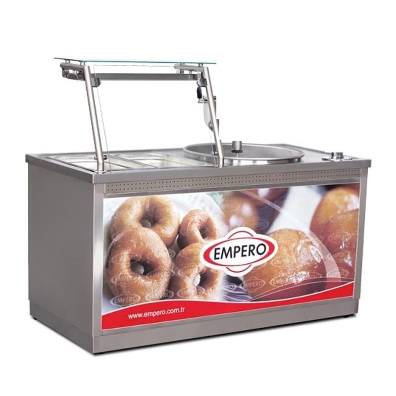 Empero EMP.LK.003 Saray ve İzmir Lokma Makinesi Tezgahı Elektrikli 140x70 Cm
