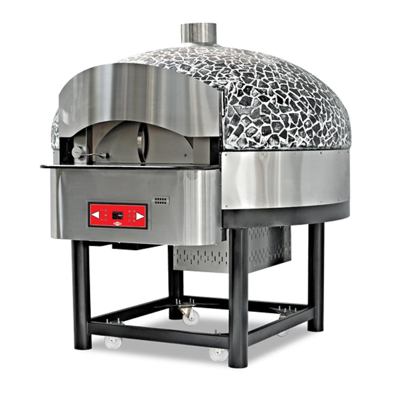 Empero EMP.SPO.02-D Döner Tabanlı Pizza Fırını Dijital Gazlı Ø 30 Cm X 9 Pizza Kapasiteli