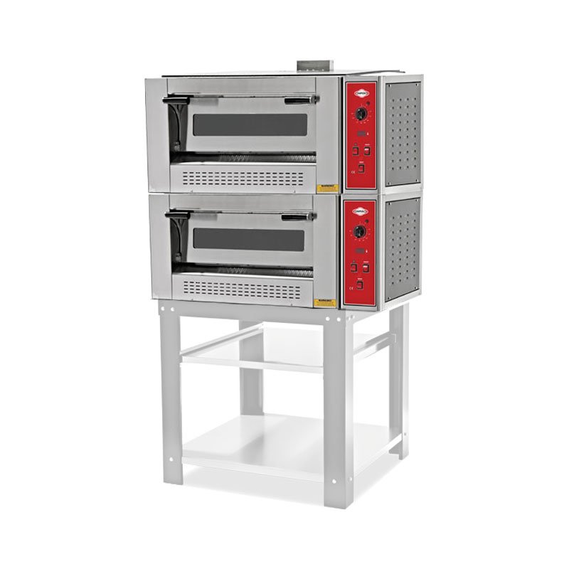 Empero Pizza Fırını Çift Katlı Gazlı Ø 30 Cm x 6+6 Pizza Kapasiteli