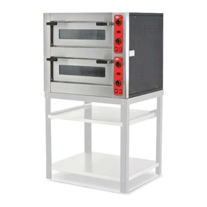 Empero Pizza Fırını Çift Katlı Elektrikli Ø 30 Cm x 9+9 Pizza Kapasiteli