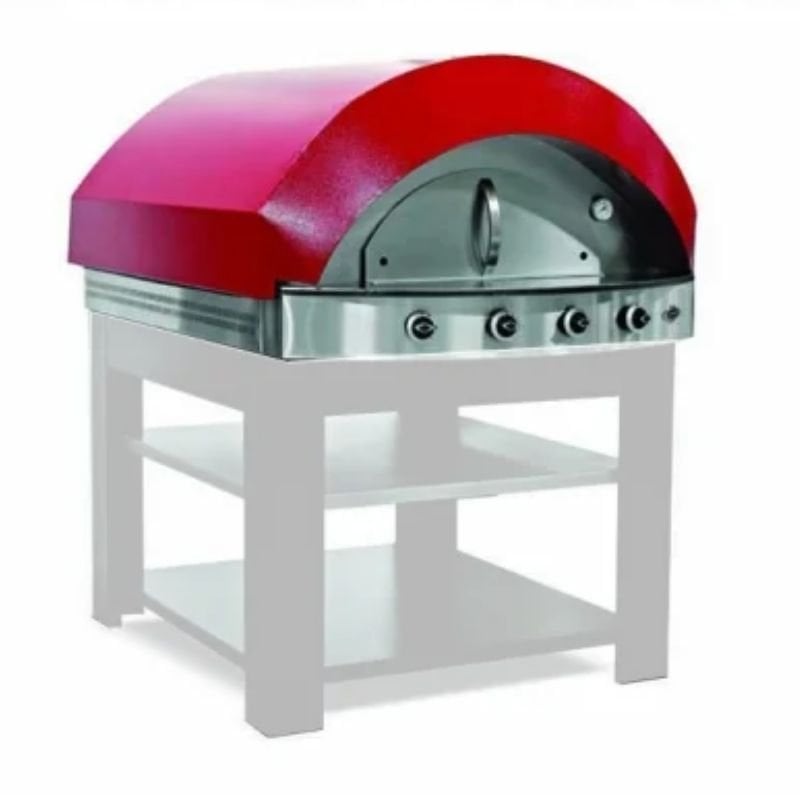 Empero PLF.PLS.D4-K Pizza Ve Pide Fırını Gazlı Kırmızı 106x123x80 Cm