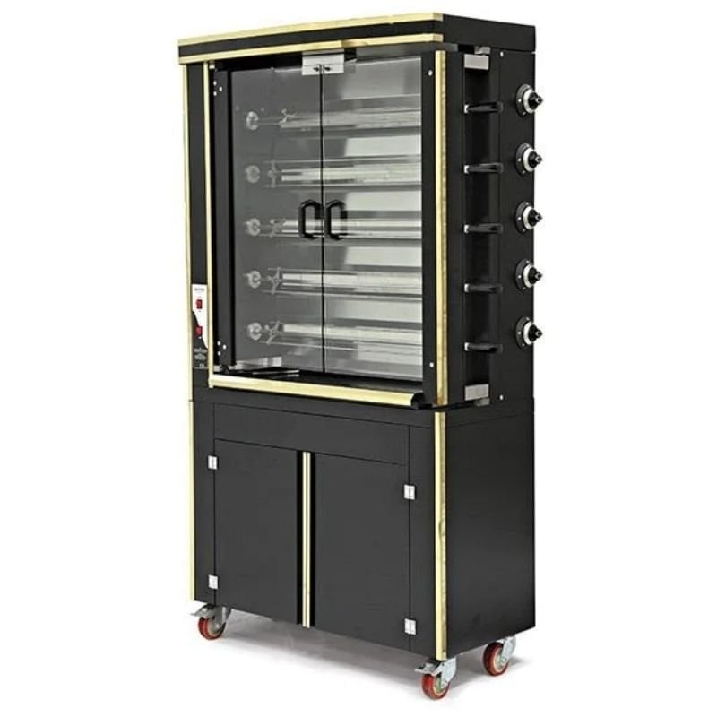 Empero Plus Gold Piliç Çevirme Makinesi Elektrikli 5 Şişli 30 Piliç  Kapasiteli