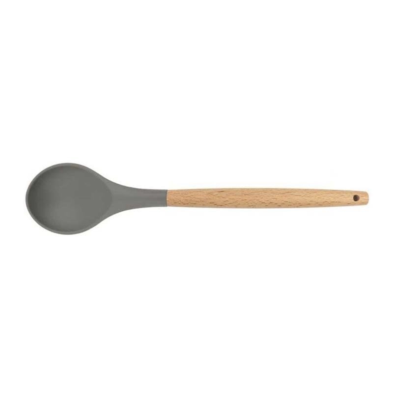 Epinox ASK-10 Ahşap Sap Silikon Kaşık 31 cm