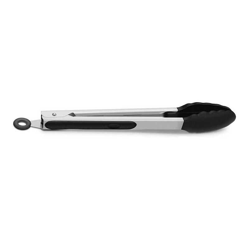 Epinox BMS-35 Silikon Barbekü Maşası 35 cm Siyah