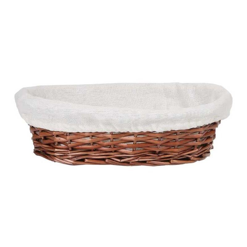 Epinox ES-2417R Hasır Bezli Oval Sepet 24 cm
