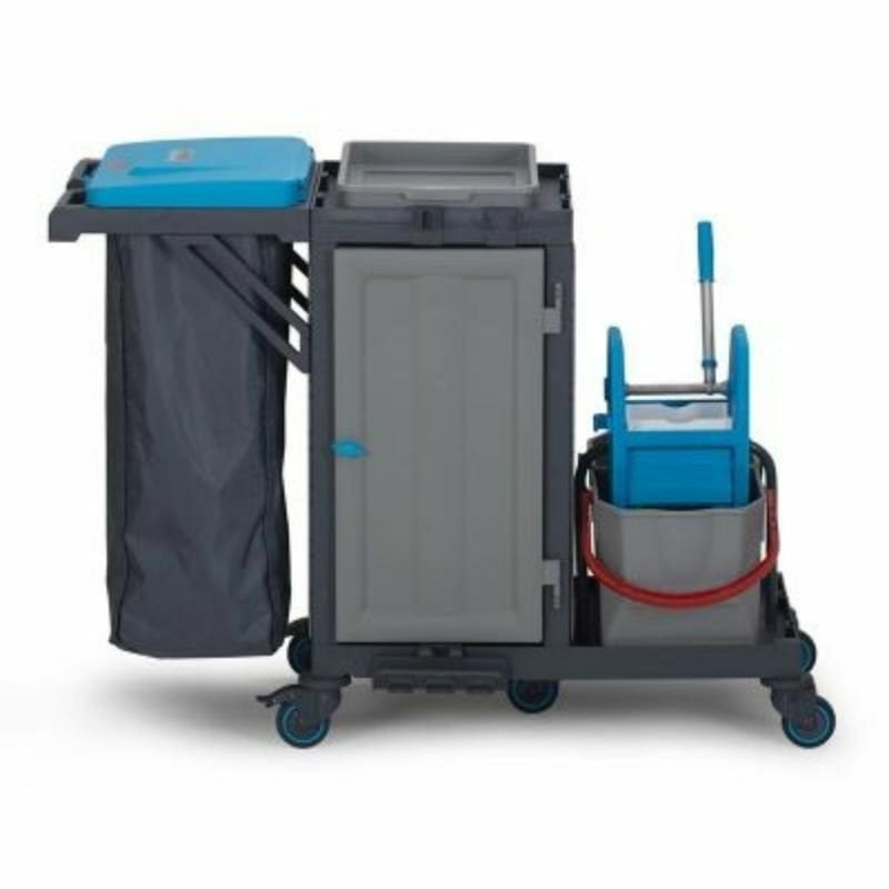 Fantom Procart 317 Pres Kovalı Çekmeceli Temizlik Arabası, Çöp Bölmeli