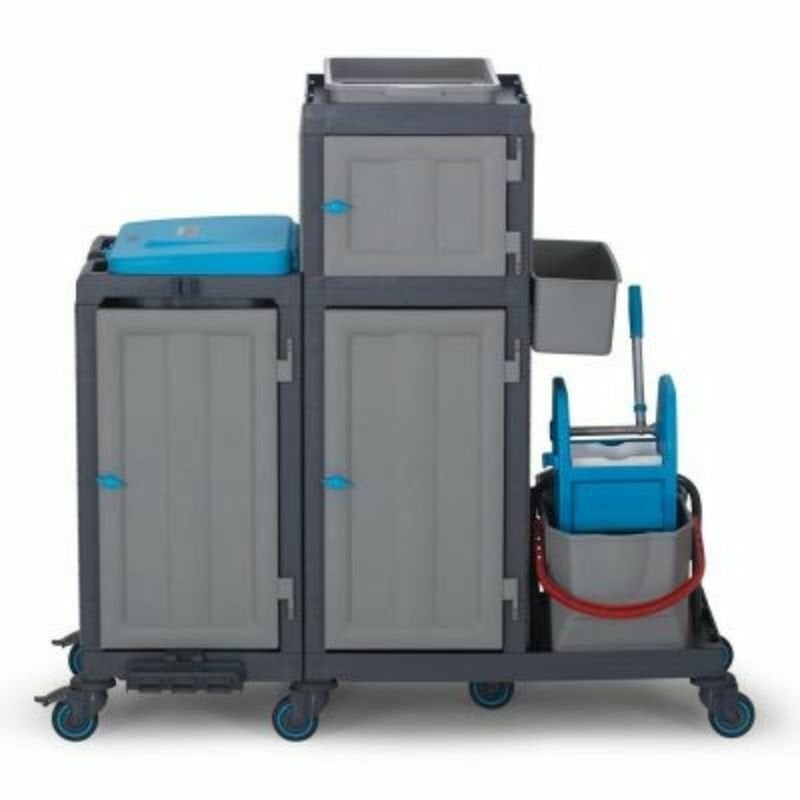 Fantom Procart 322 Dolaplı Pres Kovalı Temizlik Arabası, Çekmeceli