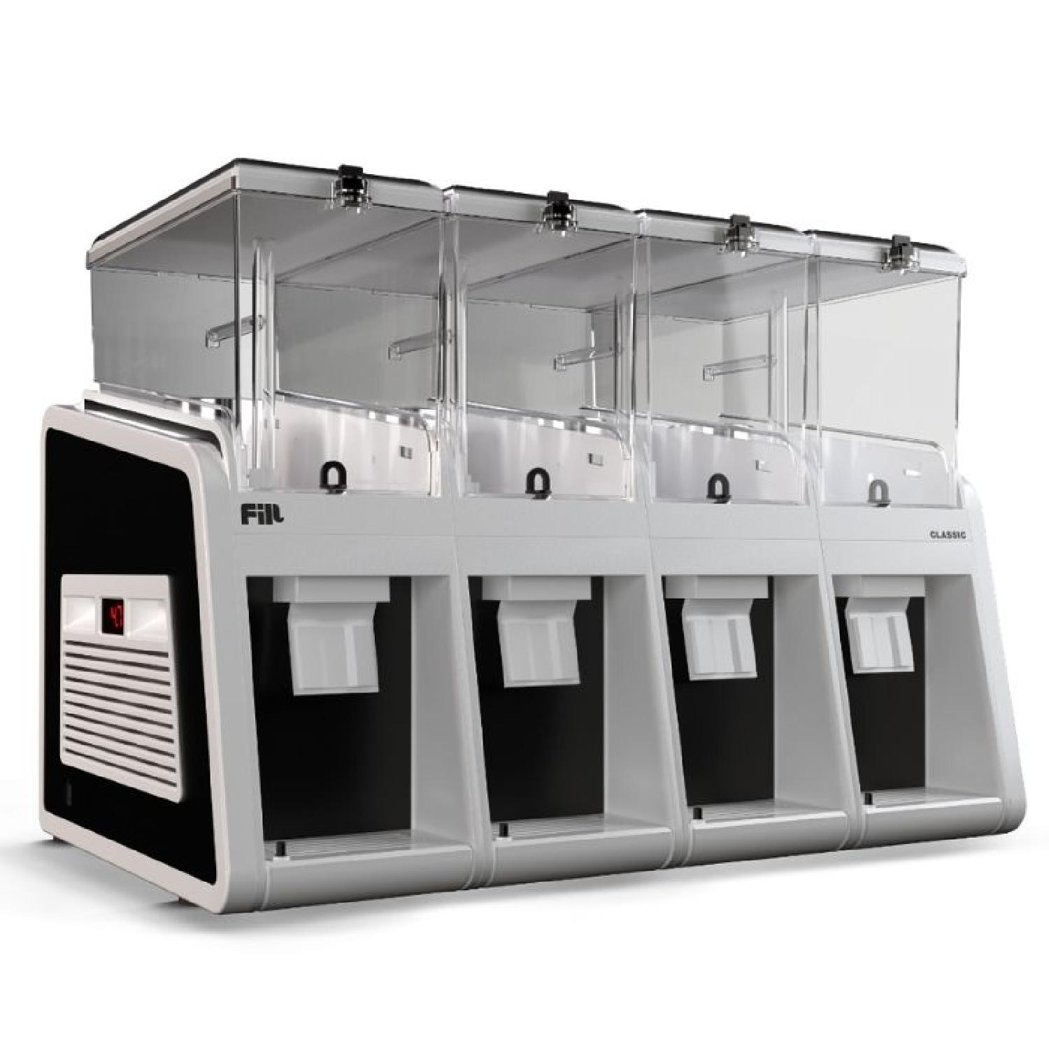 Fill Classic 4 Limonata Makinesi 19x4 Litre Beyaz Siyah