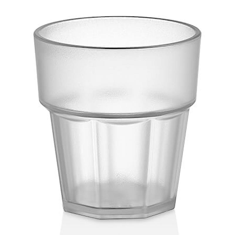 GastroPlast Casablanca Kumlu Bardak 250 ml Polikarbon Şeffaf