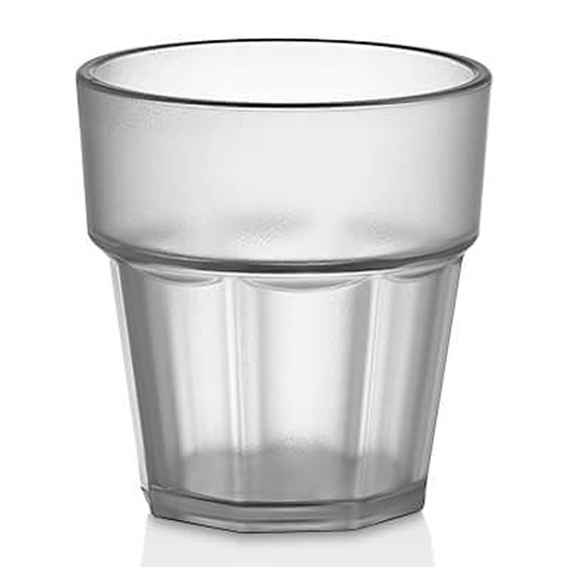 GastroPlast Casablanca Kumlu Bardak 200 ml Polikarbon Şeffaf